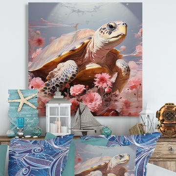Romanticism Turtle - Turtle Wall Art Prints